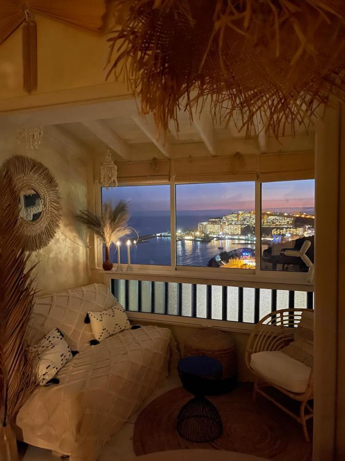 Boho Style Bungalow With Ocean View Mogán Exteriér fotografie